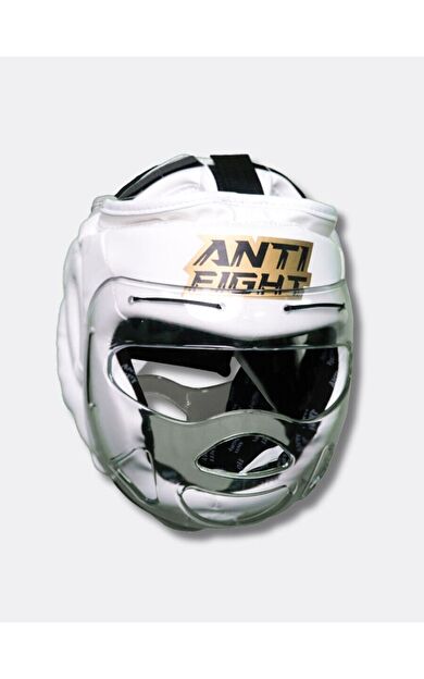 Antifight Yüz Korumalı Boks kaskı Beyaz